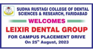 Campus placement drive on 25th August, 2023