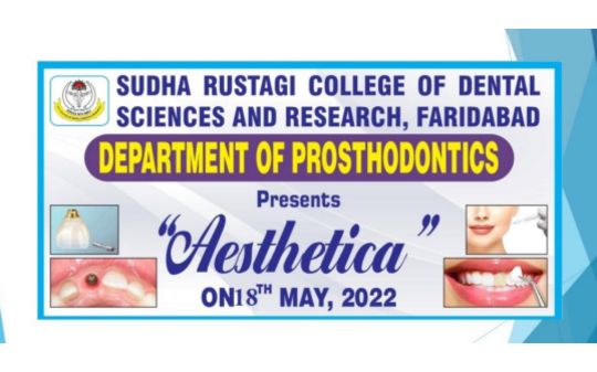 Department of Prosthodontics hosted CDE on Aesthetics on 18th May 2022.