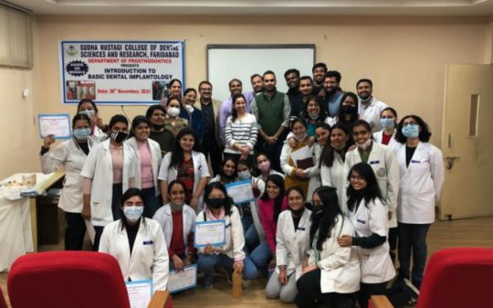 CDE Programme conducted by Department of Prosthodontics on 26th November, 2021.