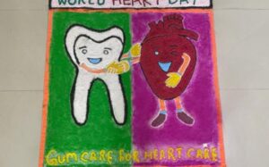 Department of Periodontology organized “Gum Care for Heart Care” drive on 30th September 2022