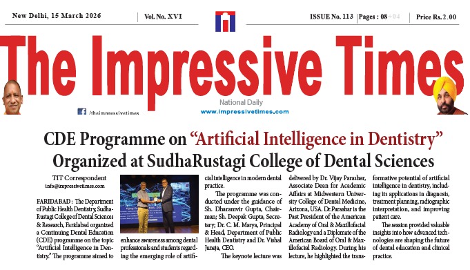 CDE Programme on “Artificial Intelligence in Dentistry” Organized at SudhaRustagi College of Dental Sciences